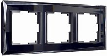 Рамка универсальная Werkel Diamant 3-м. стекло черный картинка
